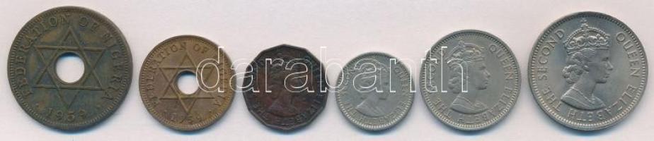 Nigéria / Brit Protektorátus 1959-1961. 1/2p-2Sh (6xklf) T:1-,2
Nigeria / British Protectorate 1959...