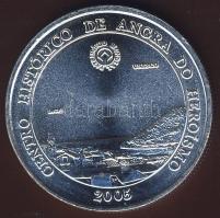 Portugália 2005. 5Eur Ag "Angra do Heroismo kikötő" T:BU