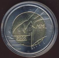 Finnország 2005. 5Eur bimetál "Női gerelyhajítás" T:BU