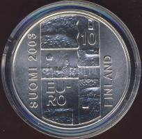 Finnország 2003. 10Eur Ag "Anders Chydenius" T:BU