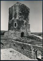 cca 1950-1960 Magyarországi várak, Sümeg, Sárospatak, stb., 5 db, 22×17 cm