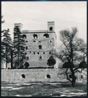 cca 1950-1960 Magyarországi várak, Sümeg, Sárospatak, stb., 5 db, 22×17 cm