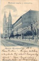 1899 Miskolc, Mindszenti templom és MÁV üzletvezetőség