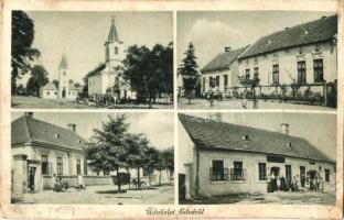 1941 Edve, templomok, üzletek. Csala fényképész (Rb)