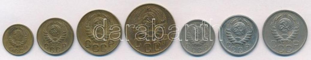 Szovjetunió 1937-1940. 1k-20k (7xklf) T:1-,2
Soviet Union 1937-1940. 1 Kopek - 20 Kopeks (7xdiff) C...