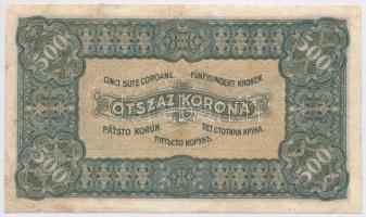 1923. 500K nyomdahely jelölés nélkül T:III