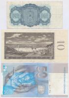 Csehszlovákia / Szlovákia 1960-2002. 5db-os bankjegy tétel T:II-,III
Czechoslovakia / Slovakia 1960...