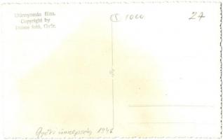 1942 Győr, Ünnepség díszteremben, belső, Dobos fotó, photo