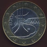 Finnország 2003. 5Eur bimetál "Hokiütő és korong" T:BU