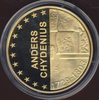 Finnország 2003. 10Eur Ag aranyozott variáns "Anders Chydenius" T:PP