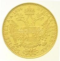 Ausztria 1894. Dukát Au "Ferenc József" (3,47g/0.986) T:2,2- teljes peremen foglalatnyom
...