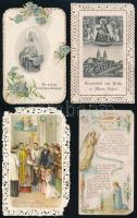 cca 1900-1960 Vegyes szentkép tétel, közte litho és csipkés is, 15 db