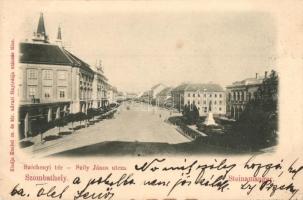 1900 Szombathely, Széchenyi tér, Szily János utca