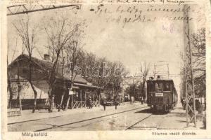 Budapest XVI. Mátyásföld, Villamos vasútállomás (r)