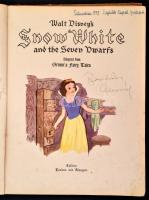 2 db Walt Disney könyv: Snow White and the Seven Dwarfs (London - Glasgow, é. n., Collins). Kappel H...