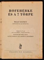 2 db Walt Disney könyv: Snow White and the Seven Dwarfs (London - Glasgow, é. n., Collins). Kappel H...