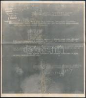 1945 Orosz és magyar nyelvű (Péter Gábornak címzett)  Fekete István író és társai elleni nyomozási i...