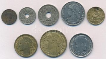 Franciaország 1903-1939. 1c-5Fr (8xklf) T:1-,2
France 1903-1939. 1 Centime - 5 Francs (8xdiff) C:AU...