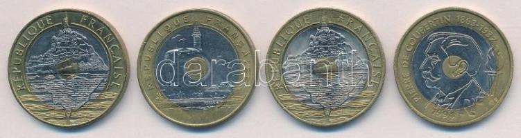 Franciaország 1992-1994. 20Fr (4xklf) T:1,1-
France 1992-1994. 20 Francs (4xdiff) C:UNC,AU