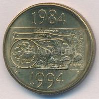 Ausztrália 1994. 1$ Ni-Al-Cu A dollár érme bevezetésének 10. évfordulója T:2 Australia 1994. 1 Dollar Ni-Al-Cu 10th Anniversary - Introduction of Dollar Coin C:XF Krause KM#258