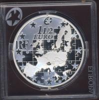 Franciaország 2004. 1 1/2Eur Ag "EU bővítés" T:PP