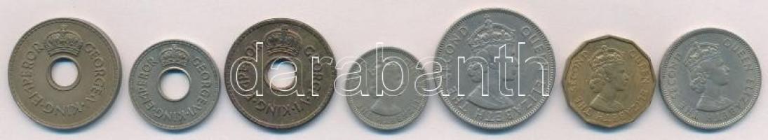 Fidzsi 1936-1965. 1/2p-1Fl (7xklf) T:2
Fiji 1936-1965. 1/2 Penny - 1 Florin (7xdiff) C:XF