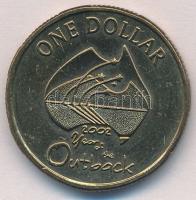 Ausztrália 2002. 1$ Al-Br Az Outback éve T:1-,2  Australia 2002. 1 Dollar Al-Br Year of the Outback C:AU,XF Krause KM#600.1