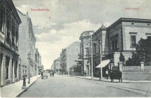 1908 Szombathely, Király utca, Társaság ügynöksége (EK)