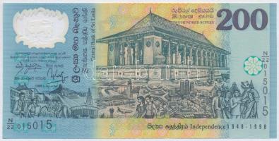Srí Lanka 1998. 200R T:I Sri Lanka 1998. 200 Rupees C:UNC