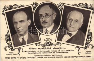 Imrédy, Kónya, Teleki propaganda card