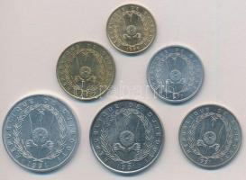 Dzsibuti 1977-1999. 1Fr - 100Fr (6xklf) T:1,1-
Djibouti 1977-1999. 1 Franc - 100 Francs (6xdiff) C:...