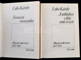 Lyka Károly: A táblabíró világ művészete. Magyar művészet 1800-1850 + Nemzeti romantika. Magyar művé...