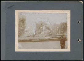 cca 1890-1900 Vegyes fotó tétel, 5 db, gyermek, női, és csoport fotók, keményhátú fotók (4 db), 1 db...