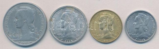 Szomália / Francia gyarmat 1965. 1Fr Al + 2Fr Al + 5Fr Al + 20Fr Al-Br T:1-2 
Somalia / French Colo...