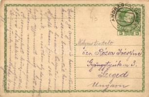 1913 Andrásfalva, Maneuti (Bukovina, Bukowina);  templom / Kirche / church. photo (EK)