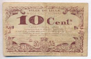 Franciaország / Lille 1917. 10c T:III
France / Lille 1917. 10 Centimes C:F