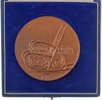 Borsos Miklós (1906-1990) DN "Fa és Papiripari Szövetkezetek Szövetsége" Br plakett, erede...