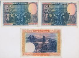 Spanyolország 1925-1935. 5P-100P (6x) T:III
Spain 1925-1935. 5 Pesetas - 100 Pesetas (6x) C:F