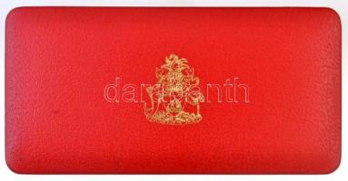 Bahamák 1976. 1c-5$ (9xklf) forgalmi sor dísztokban, közte 1976. 50c Ag + 1$ Ag + 2$ Ag + 5 $ Ag T:P...