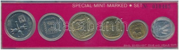 Izrael 1971. 1a-1L (6xklf) forgalmi sor kissé sérült tokban T:1-
Israel 1971. 1 Agora - 1 Lira (6xd...
