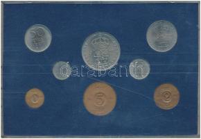 Svédország 1971. 1ö-2K (8xklf)forgalmi sor kissé sérült tokban T:1,1-
Sweden 1971. 1 Öre - 2 Kronor...