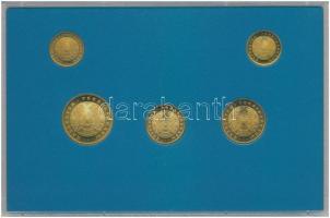 Kazahsztán 1993. 2t-50t (5xklf)  forgalmi sor dísztokban T:1
Kazakhstan 1993. 2 Tyin - 50 Tyin (5xd...