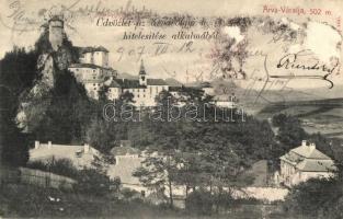 Árvaváralja, Oravsky Zámok (od Juhovychodu); vár. Franz Pietschmann 1906. / castle (felületi sérülés / surface damage)