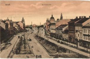 1908 Arad, Andrássy tér. Keppich Zsigmond kiadása / square (EK)