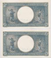 Románia 1943. 1000L (2x) sorszámkövetők T:I,I-
Romania 1943. 1000 Lei (2x) sequential serials C:UNC...