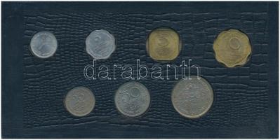 Srí Lanka 1963. 1c-1R (7xklf) forgalmi sor tokban T:1-,2 Sri Lanka 1963. 1 Cent - 1 Rupee (7xdiff) coin set in cardboard case C:AU,XF