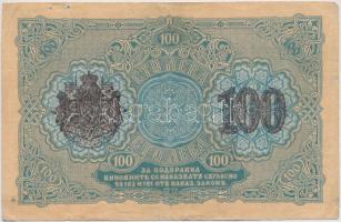Bulgária 1916. 100L T:III,III-
Bulgaria 1916. 100 Leva C:F,VG