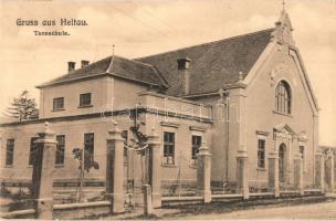 1908 Nagydisznód, Heltau, Cisnadie; Torna iskola / Turnschule / gym school (fl)