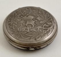 Ezüst (Ag.) zsebóratok, púdertartóak átalakítva, jelzett, d: 4,5 cm bruttó: 26 g