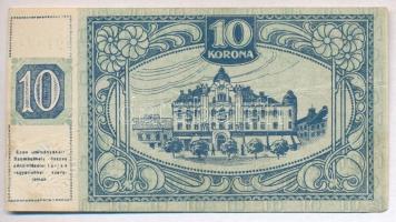 Szombathely 1919. július 15. 10K "Vasmegyei direktórium" szükségpénze, "Szombathelyi ...